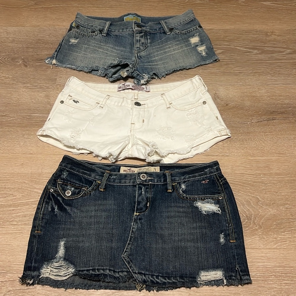 Hollister shorts and skirt